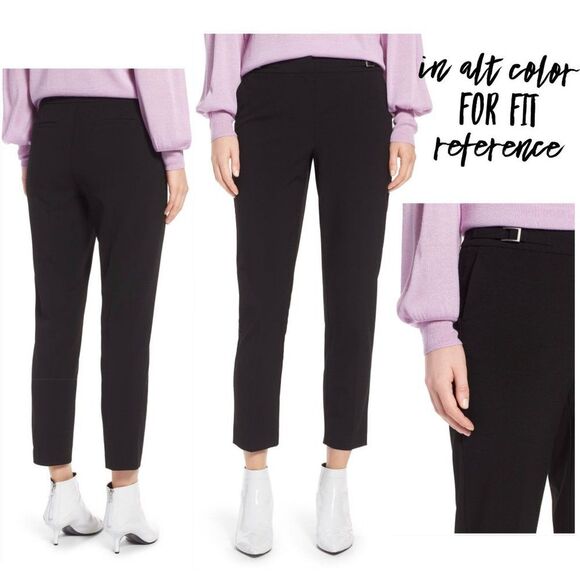 Halogen Grey Plaid Slim Fit Ankle Pants - Picture 10 of 11